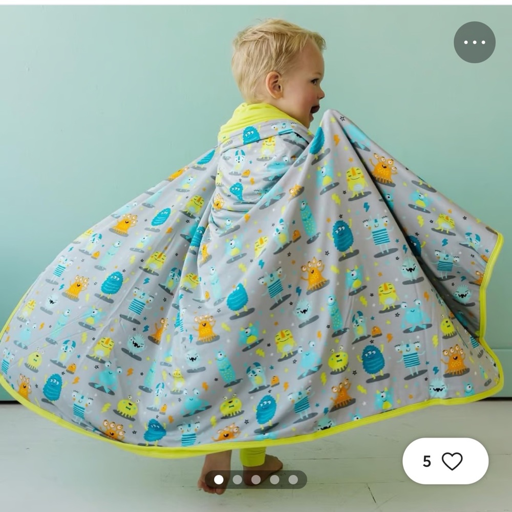 Limited edition Monster Mayhem cloud Blanket little Sleepies